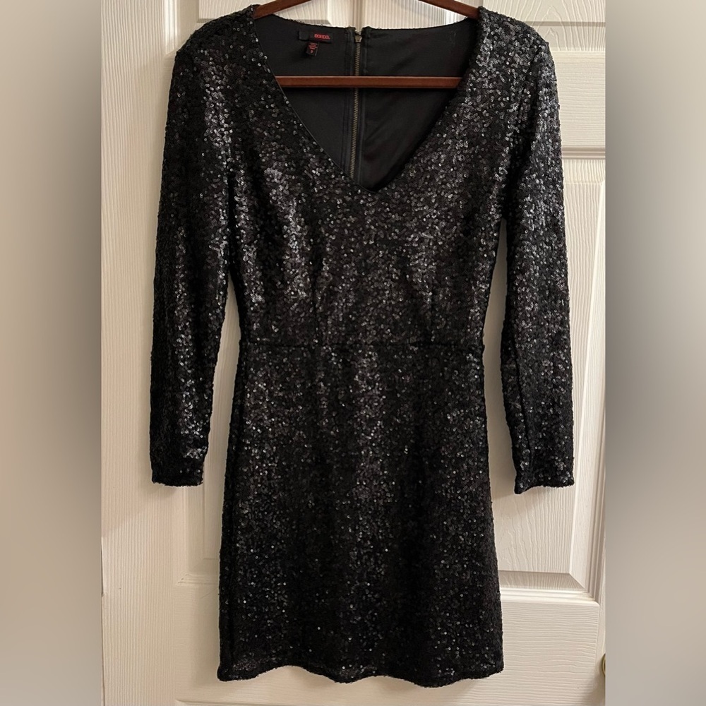 BONGO~LBD~BLACK SEQUINED~ NWOT